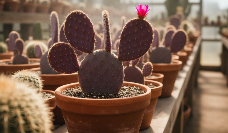 รู้จัก “Opuntia basilaris” แคคตัสหูกระต่ายสีม่วง!